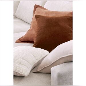 Faux Mohair Recycled 20"x20" Throw Pillow Cover